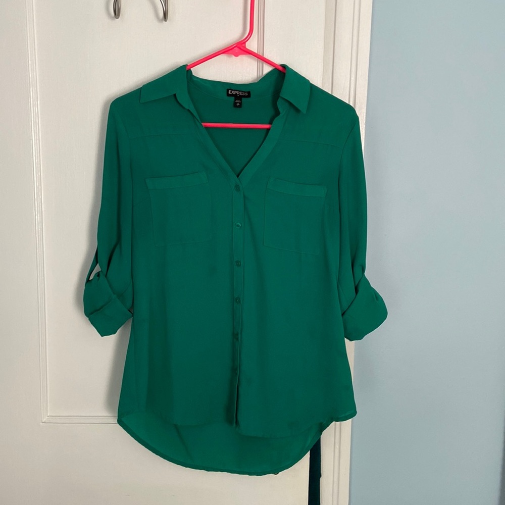 Express Button Down Blouse - image 1